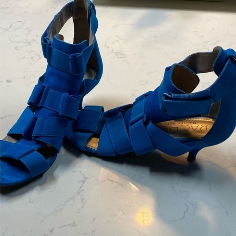 Rachel Roy blue size 7m low heel shoes Stretch